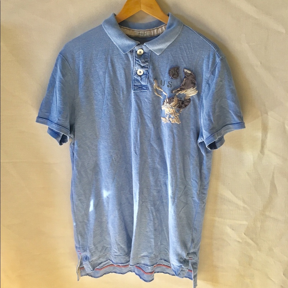 American Eagle Vintage Fit Polo Shirt Size Large